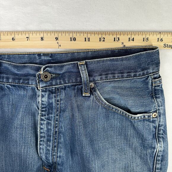 Polo Ralph Lauren Men's Hayden Relaxed Fit Straight Leg Blue Denim Jeans 32x28.5 - Picture 9 of 11